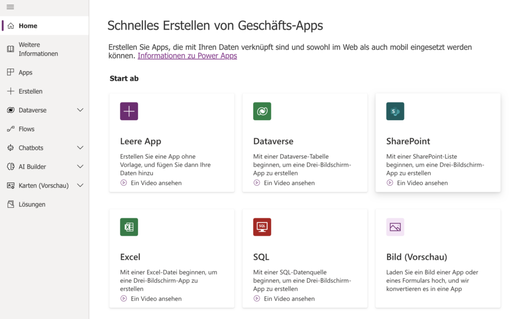 Geschäfts-Apps